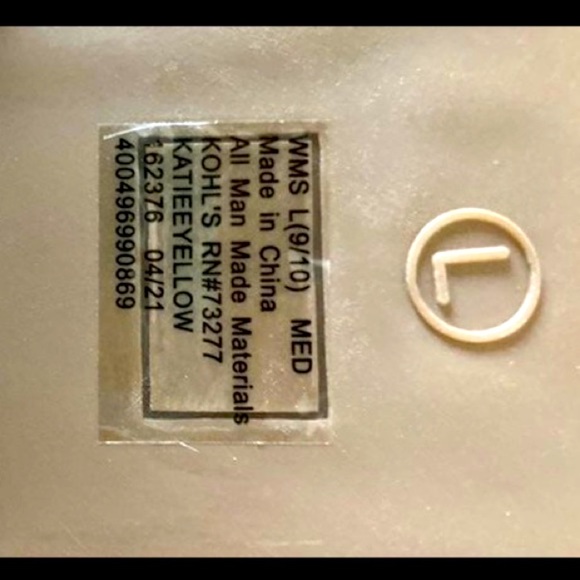 🔴Sonoma Yellow Strap Sandals Size 9/10 NWT - Picture 5 of 5